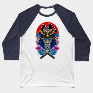 Samurai Gorilla 02 Baseball T-Shirt